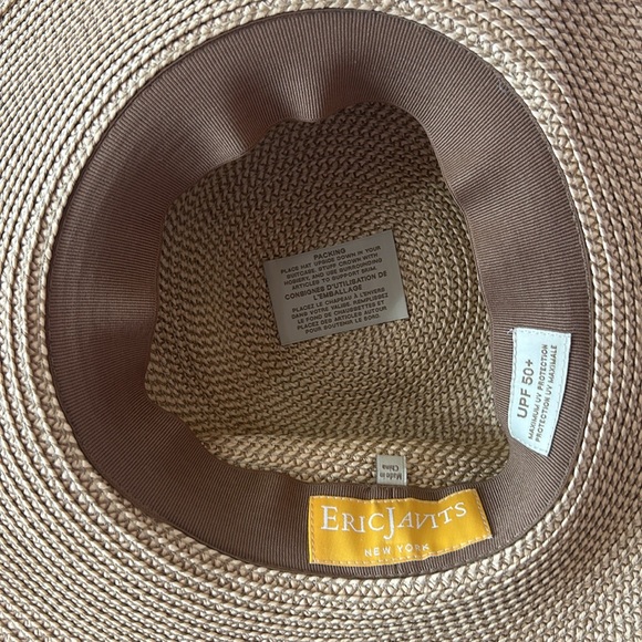 Eric Javits Tan Woven Sun Hat - Picture 4 of 6